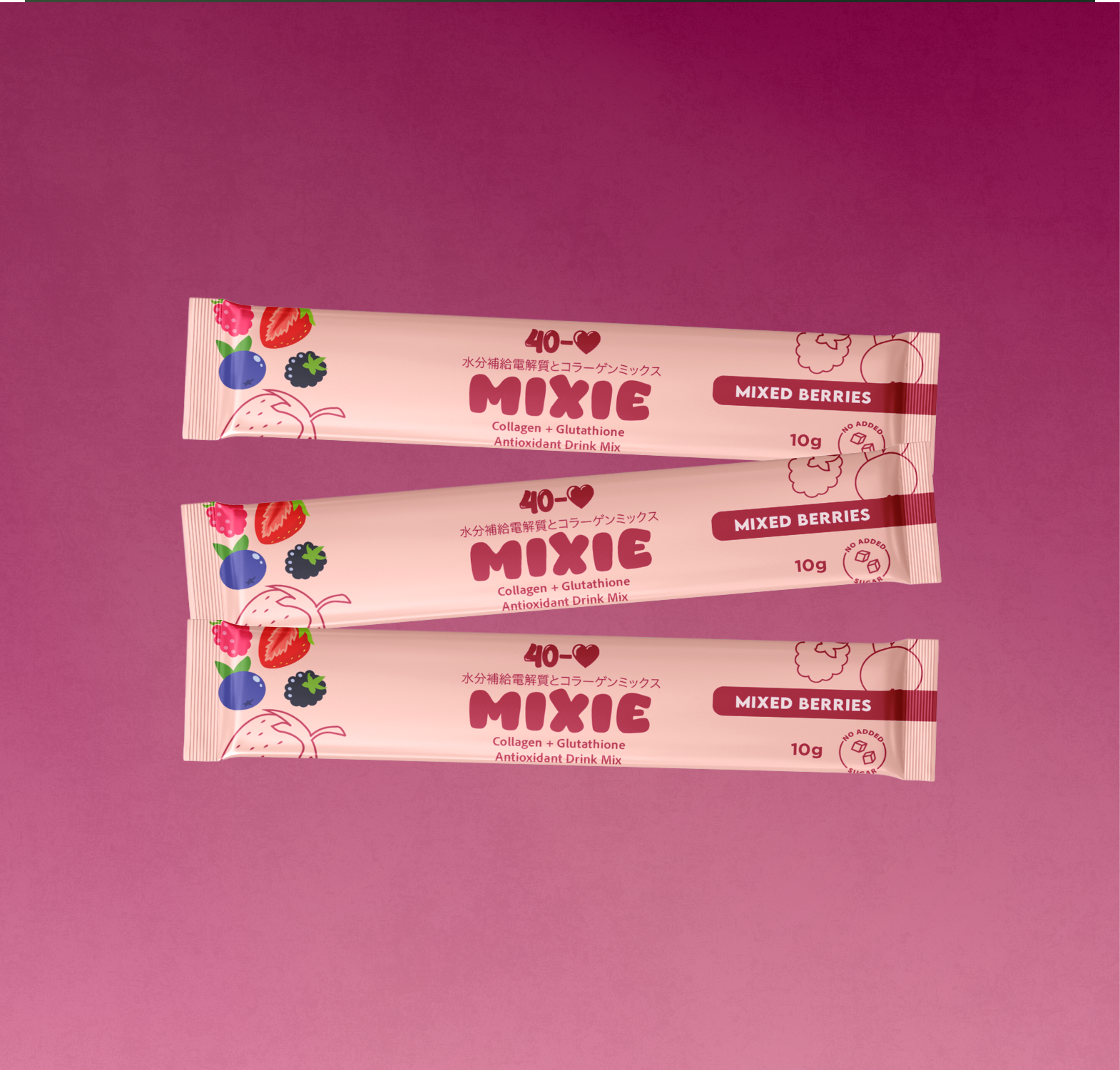 Mixed Berries Collagen + Glutathione for Daily Restoration