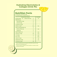 Electrolytes + Collagen Hydration - Cucumber Lemon Flavor