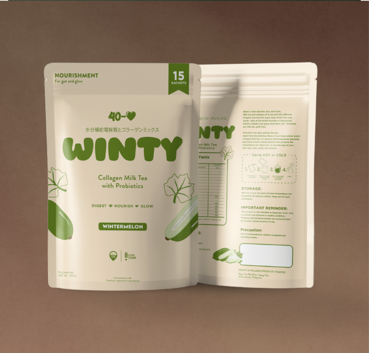Wintermelon Collagen + Probiotics for Daily Nourishment