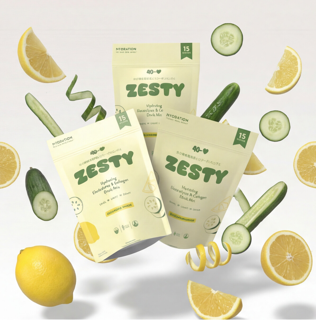 CUCUMBER LEMON Performance Set - 3 Pouch Bundle