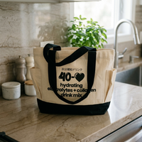 40-LOVE Hand-Sewn Canvas Tote